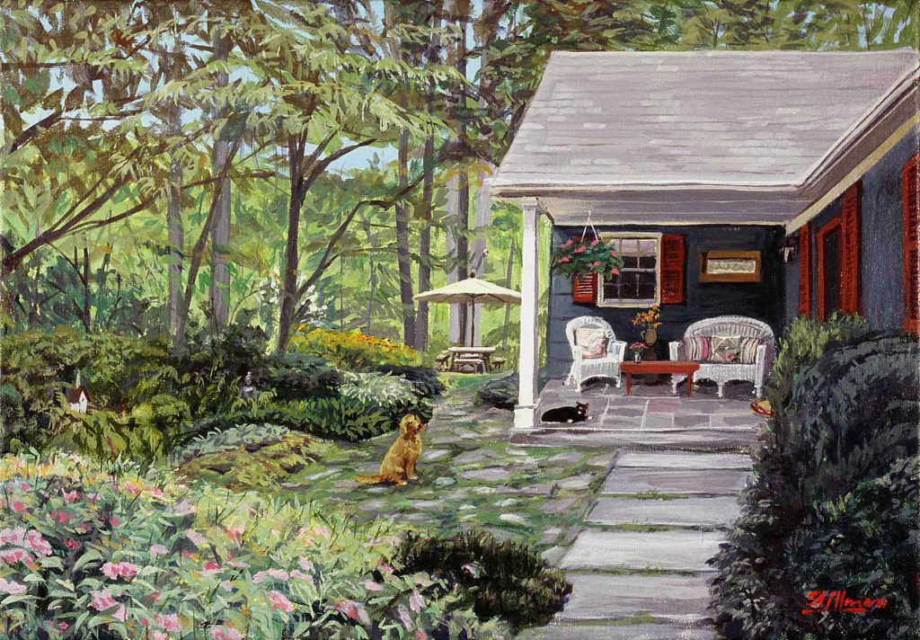 Front Garden Home Portrait